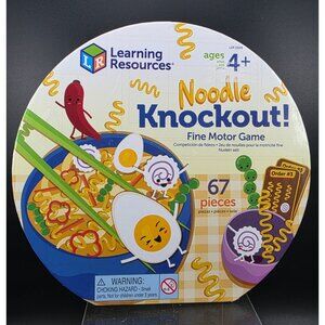 Learning Resources Noodle Knockout Game 67-Piece Set Ages 4+ Fine Motor Skills T